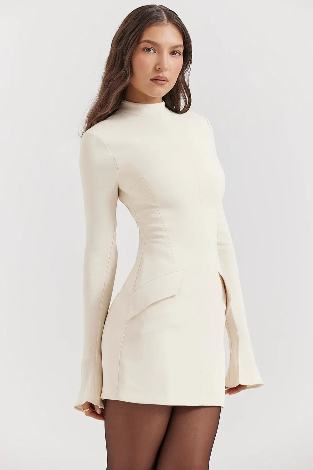 ROBE MINI JADE - CRÈME