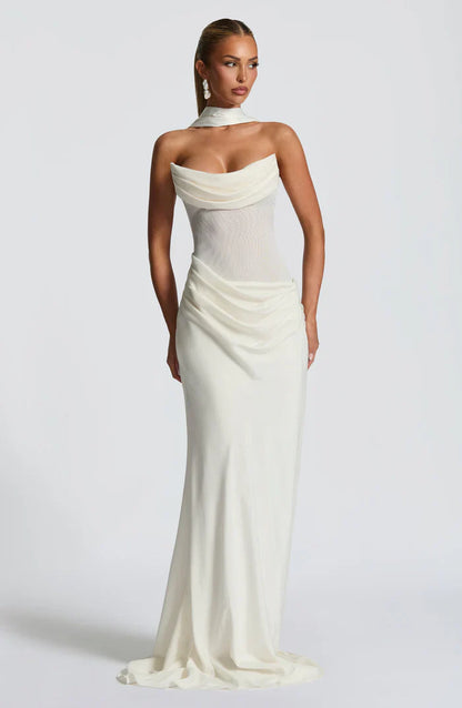 ROBE MAXI LIORA - BLANCHE