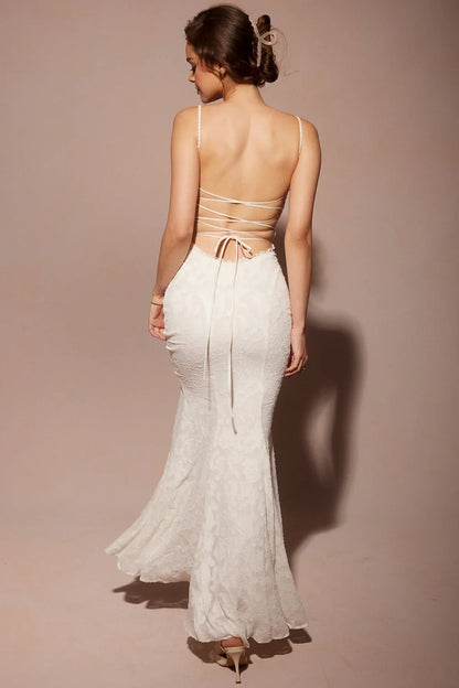 ROBE MAXI JUNIPER - BLANCHE