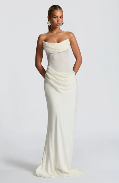 ROBE MAXI LIORA - BLANCHE