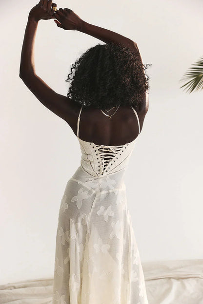 ROBE MAXI MYA - BLANCHE
