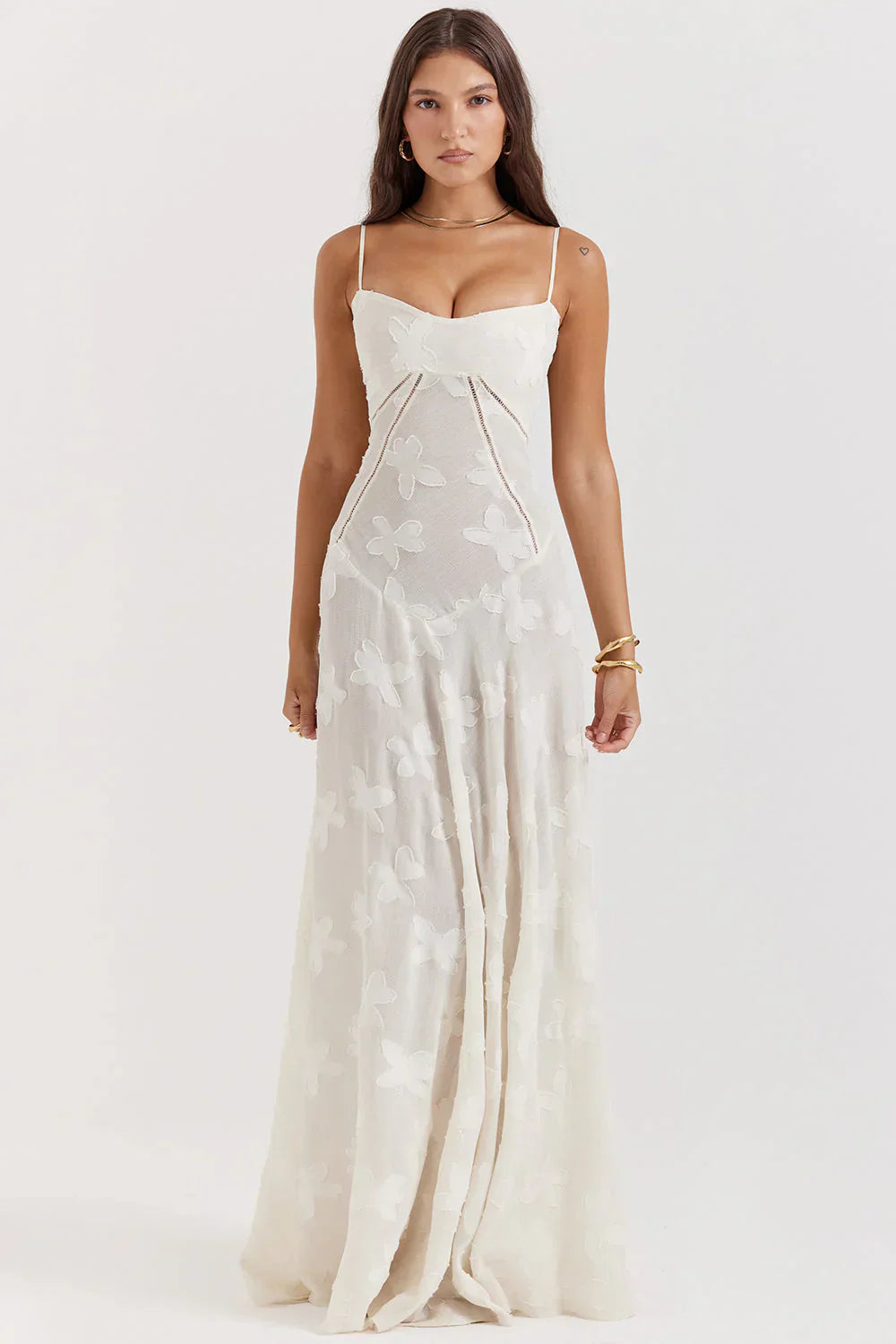 ROBE MAXI MYA - BLANCHE
