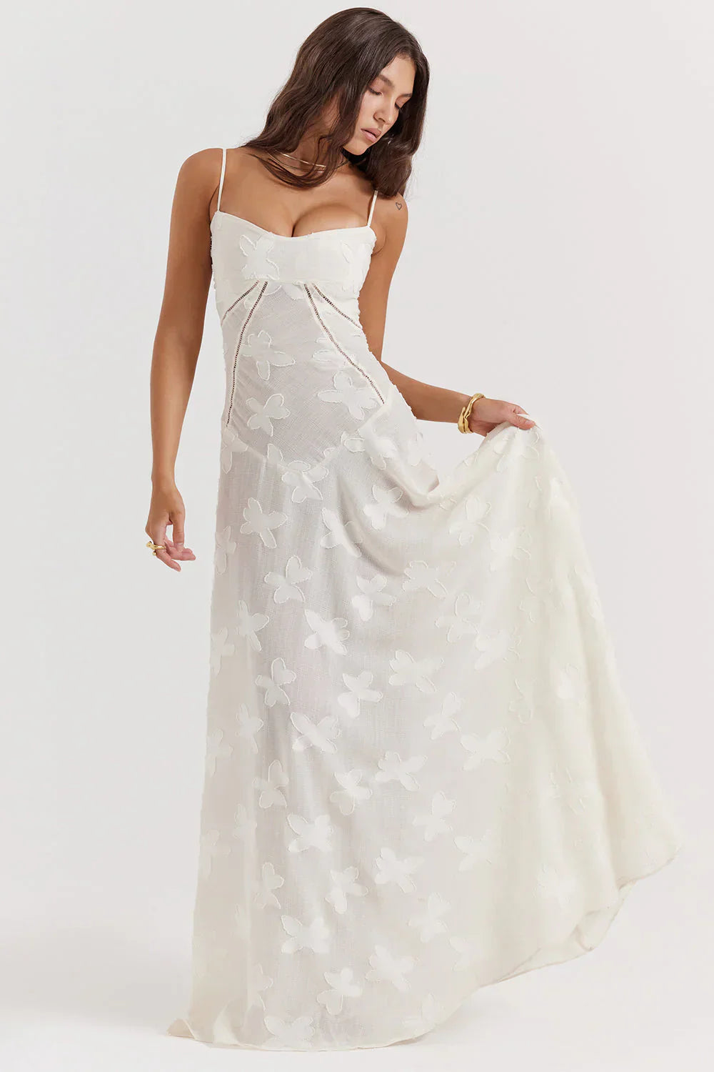 ROBE MAXI MYA - BLANCHE