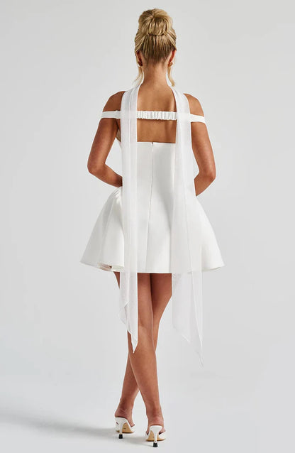 ROBE MINI MARLA - BLANCHE
