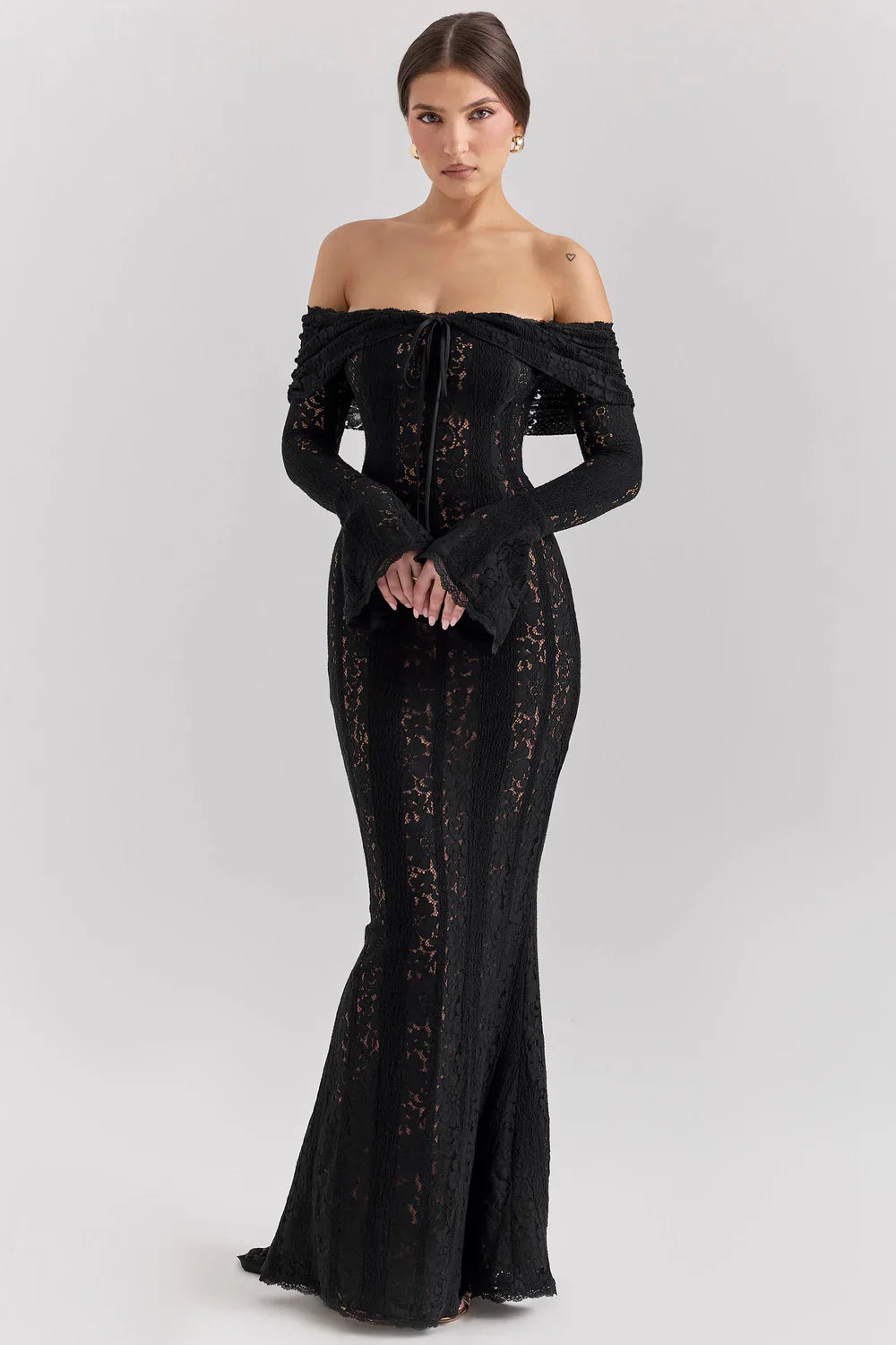 ROBE MAXI JULIETTE - NOIRE