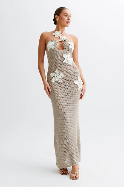 ROBE MAXI MELODY - KAKI