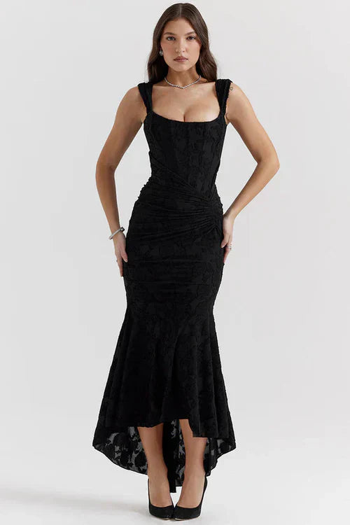 ROBE MIDI MOLLY - NOIRE 