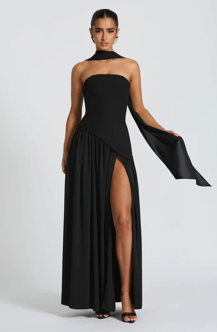 ROBE MAXI MALIYAH - NOIRE