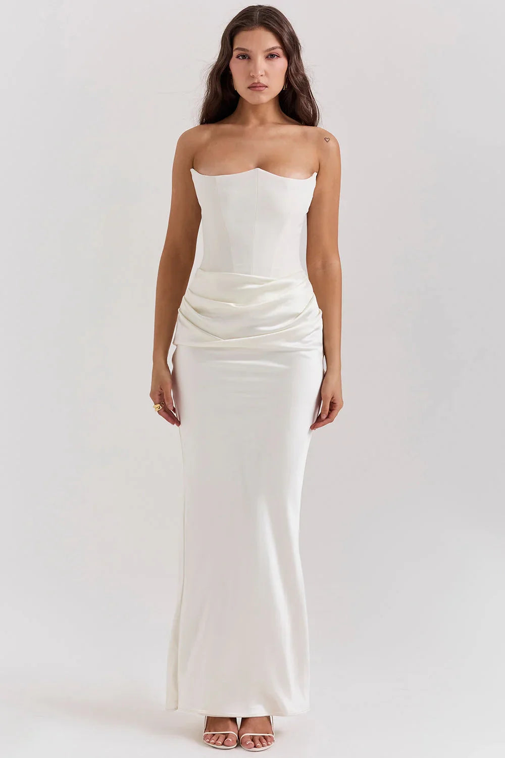 ROSALIND MAXI DRESS - WHITE