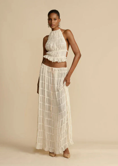 ENSEMBLE ROBE MARY - CRÈME
