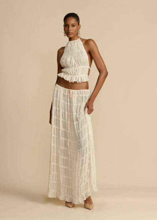 ENSEMBLE ROBE MARY - CRÈME