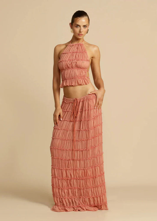 ENSEMBLE ROBE MARY - ROSE
