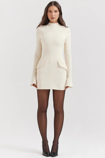ROBE MINI JADE - CRÈME