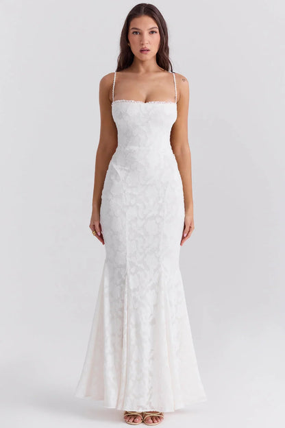 ROBE MAXI JUNIPER - BLANCHE