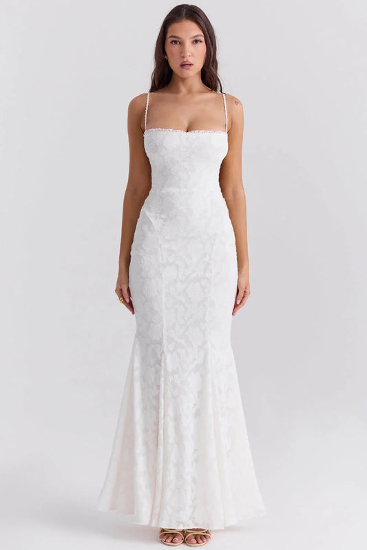 ROBE MAXI JUNIPER - BLANCHE
