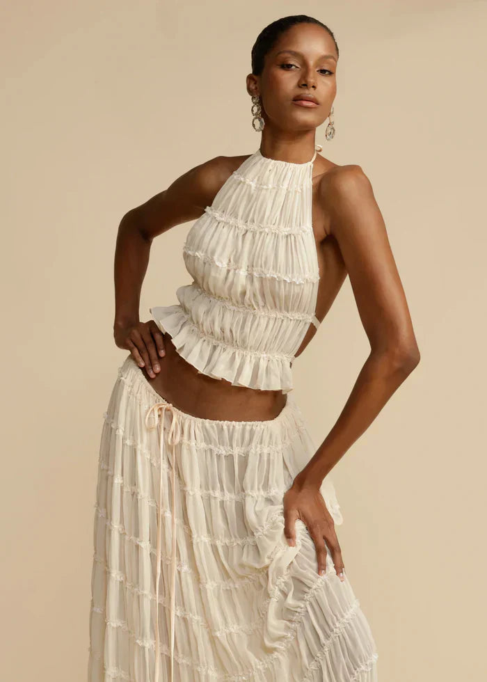 ENSEMBLE ROBE MARY - CRÈME