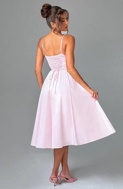 ROBE MIDI MARIELLA - ROSE