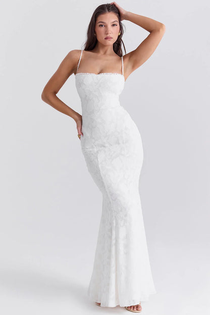 ROBE MAXI JUNIPER - BLANCHE
