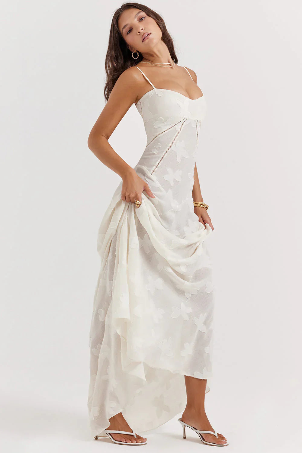 ROBE MAXI MYA - BLANCHE