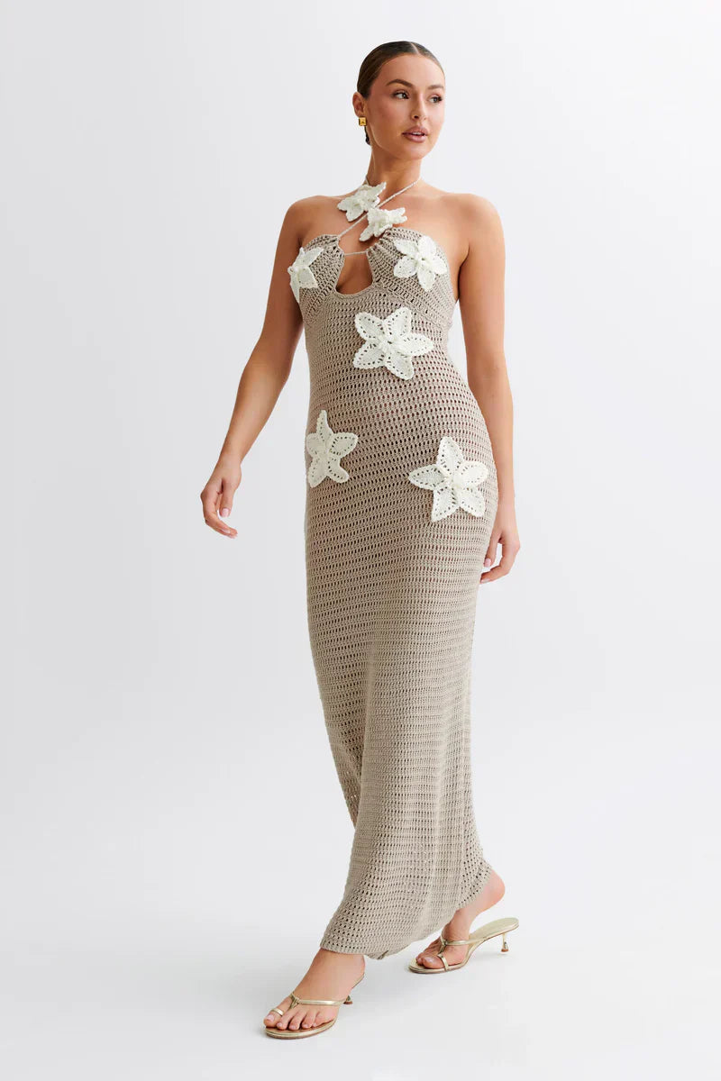 ROBE MAXI MELODY - KAKI