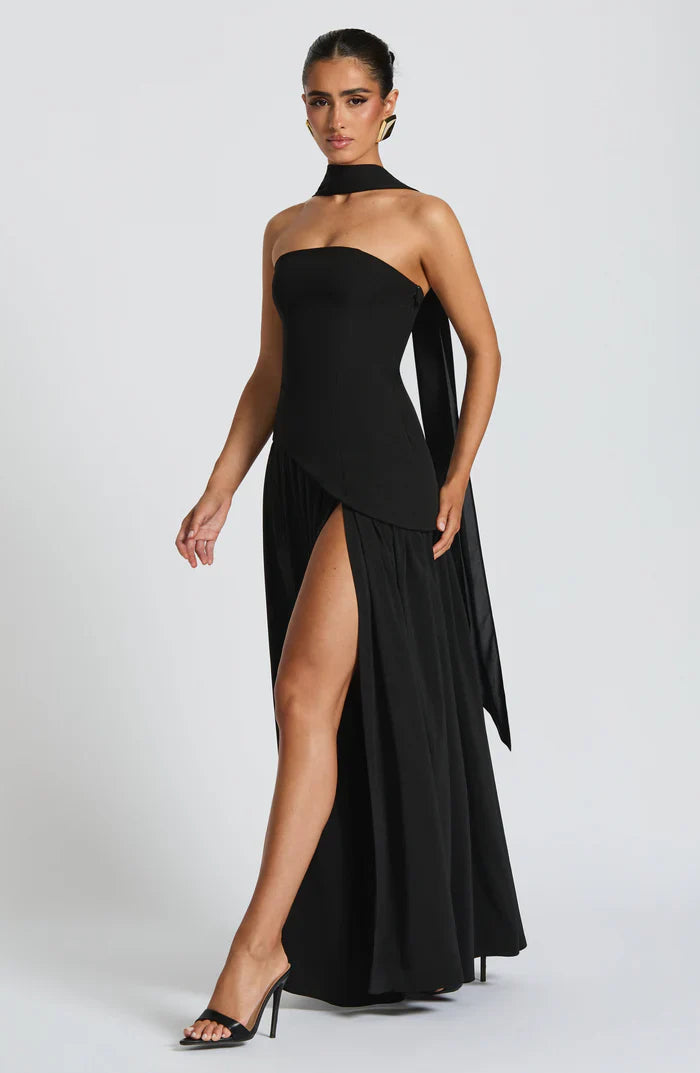 ROBE MAXI MALIYAH - NOIRE