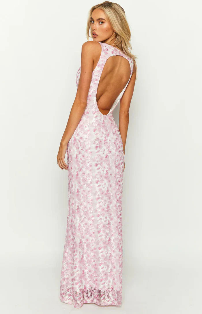 BLOSSOM MAXI DRESS - PINK