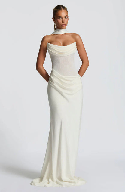 ROBE MAXI LIORA - BLANCHE
