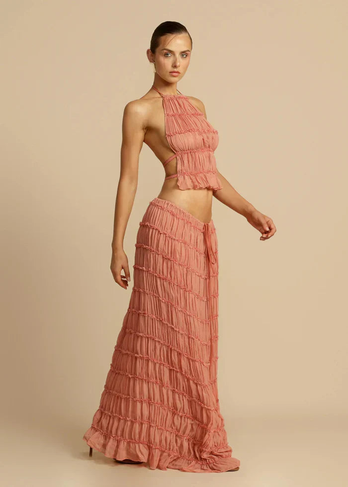 ENSEMBLE ROBE MARY - ROSE