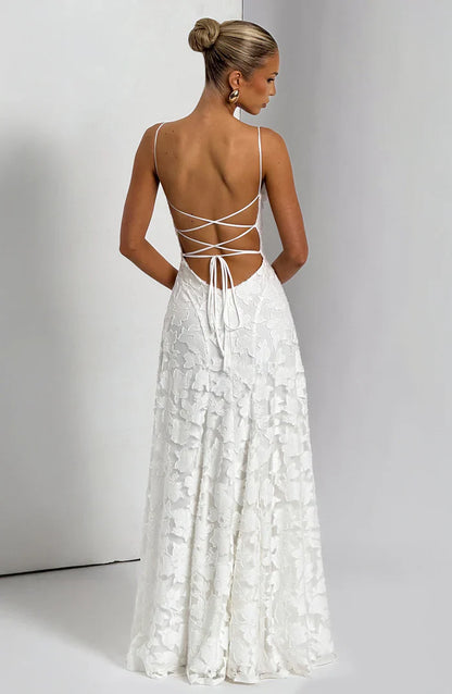 FRANCIS MAXI DRESS - WHITE