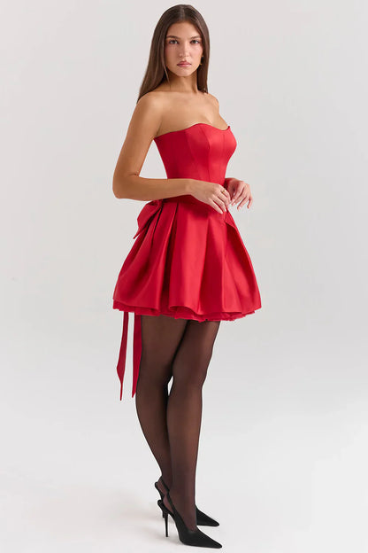 ELOISE MINI DRESS - RED