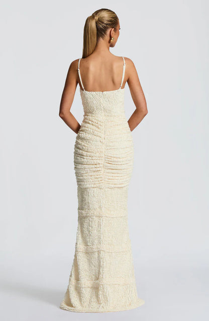 ROBE MAXI LYSANDRA - BLANCHE