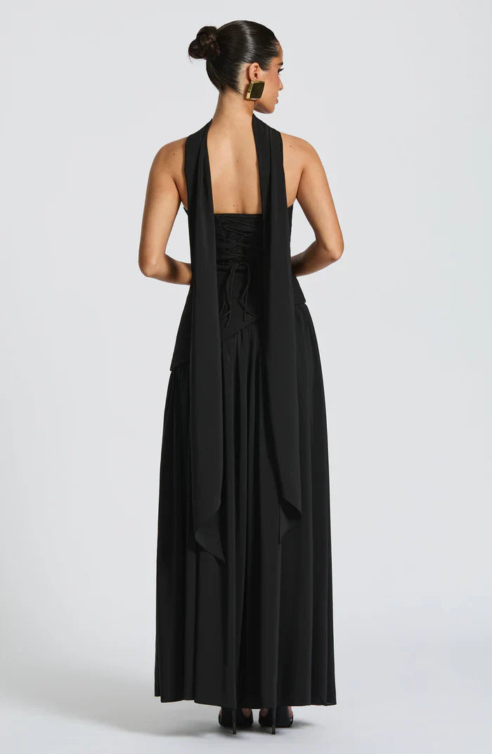 ROBE MAXI MALIYAH - NOIRE