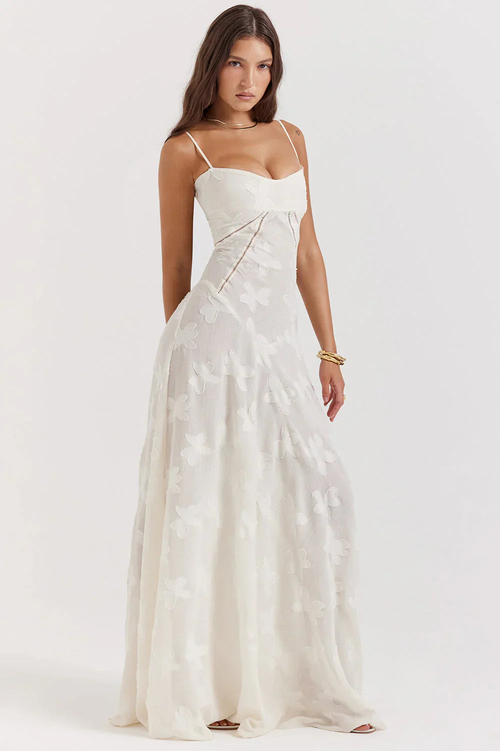 ROBE MAXI MYA - BLANCHE