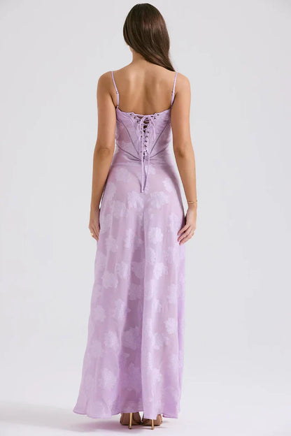 ROBE MAXI MYA - VIOLET CLAIR