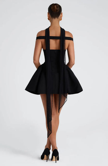 ROBE MINI MARLA - NOIRE
