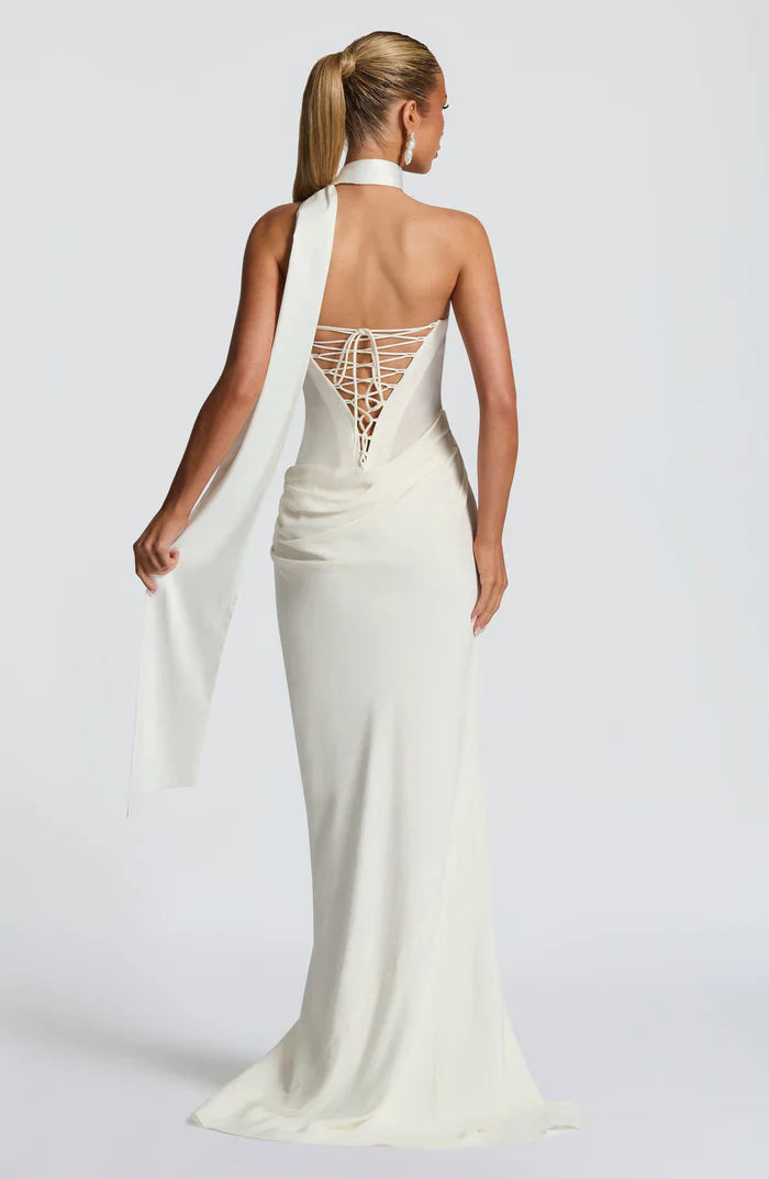 ROBE MAXI LIORA - BLANCHE