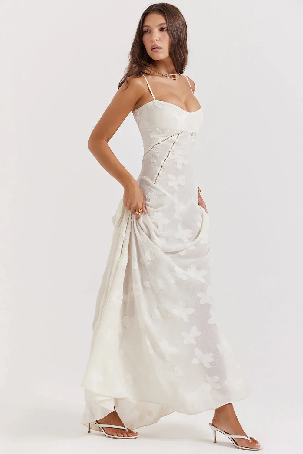 ROBE MAXI MYA - BLANCHE