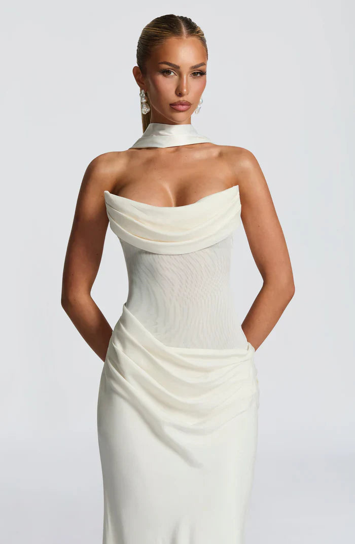 ROBE MAXI LIORA - BLANCHE