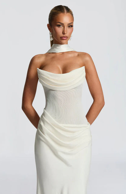 ROBE MAXI LIORA - BLANCHE