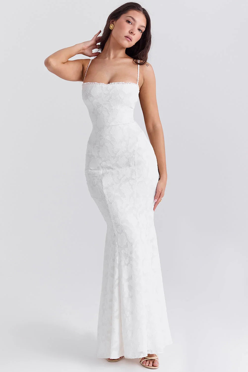 ROBE MAXI JUNIPER - BLANCHE