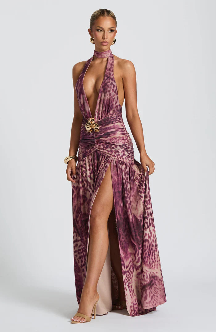 ROBE MAXI MELANIA - VIOLET