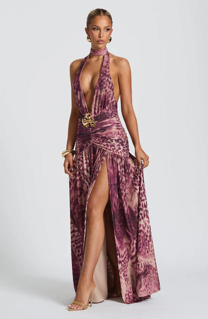 ROBE MAXI MELANIA - VIOLET