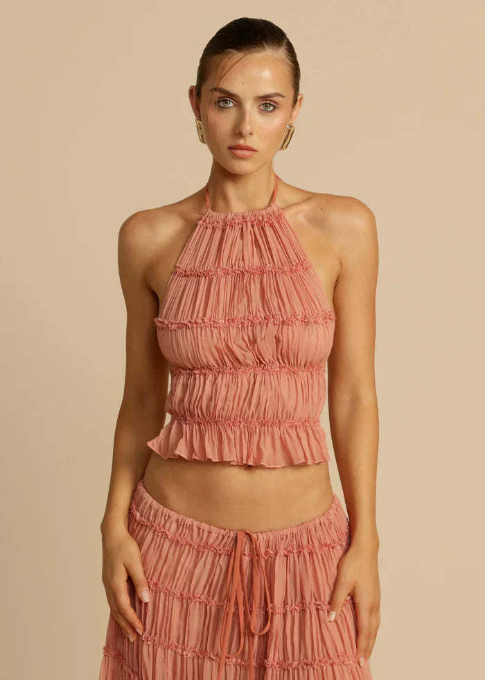 ENSEMBLE ROBE MARY - ROSE