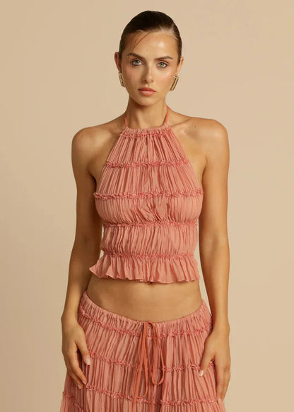 ENSEMBLE ROBE MARY - ROSE