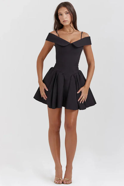 ROBE MINI ISLA - NOIRE