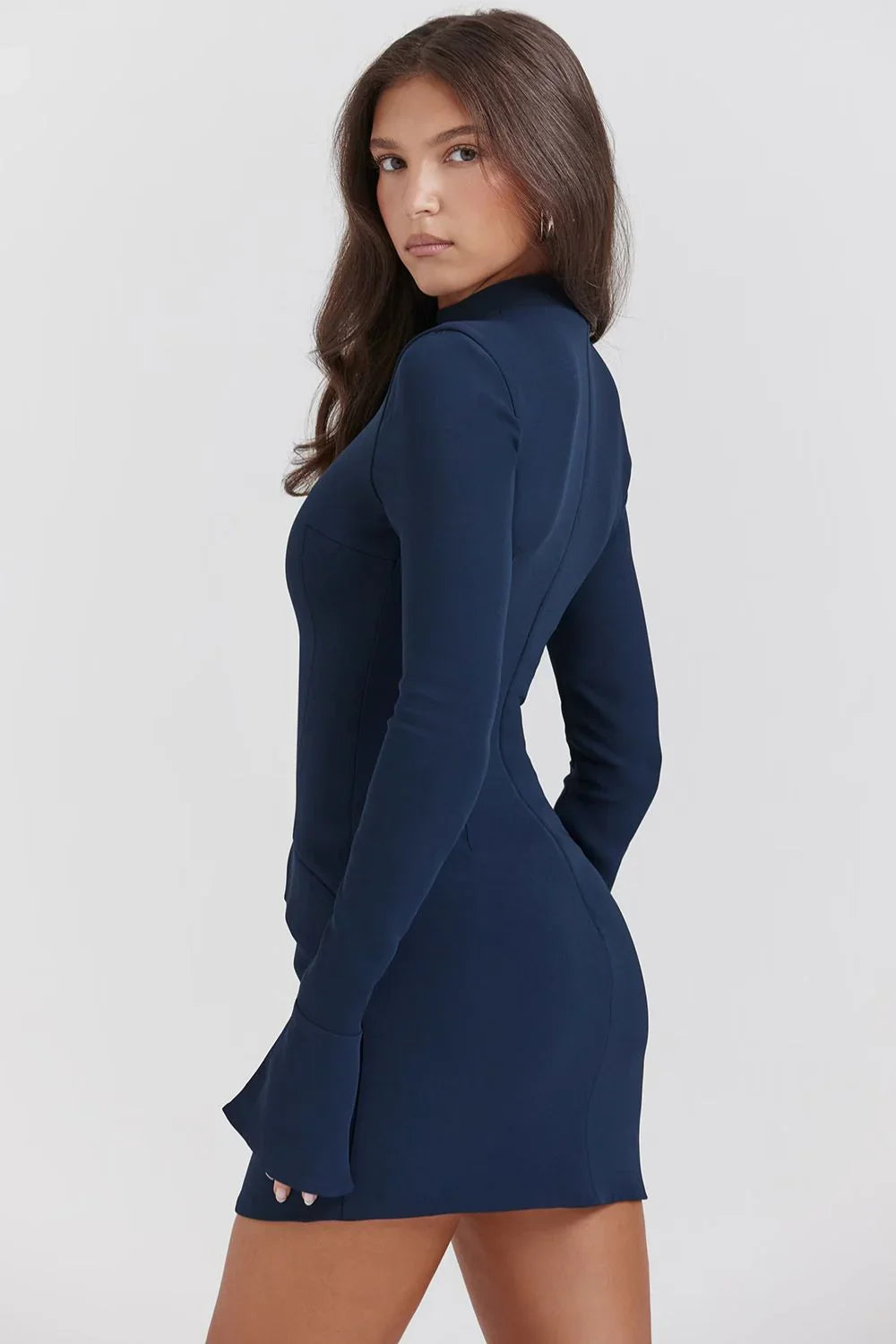 ROBE MINI JADE - BLEU MARINE