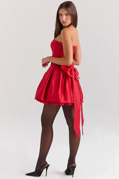 ELOISE MINI DRESS - RED