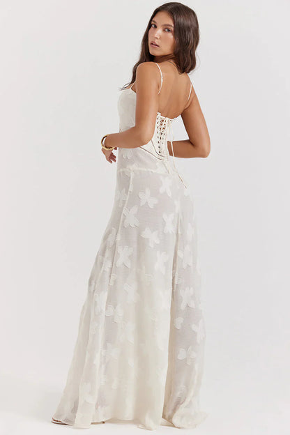 ROBE MAXI MYA - BLANCHE