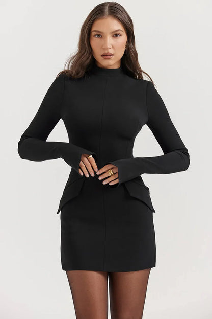 ROBE MINI JADE - NOIRE