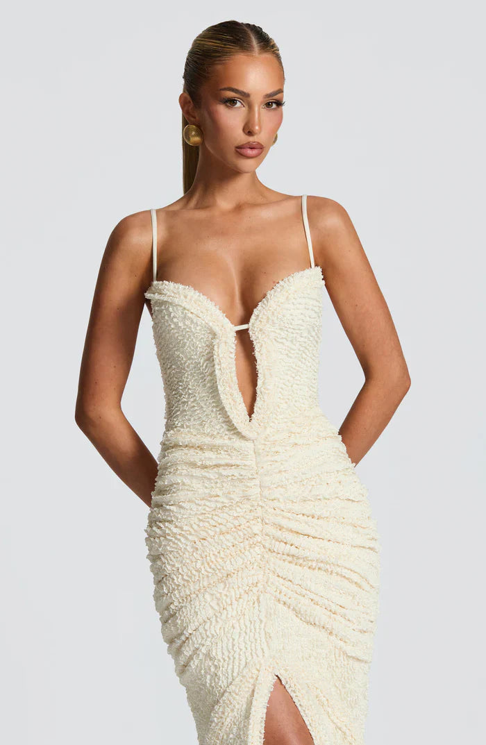 ROBE MAXI LYSANDRA - BLANCHE